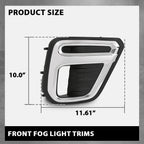 Fog Light Trim Cover Bezel for Subaru Forester (2019–2021)
