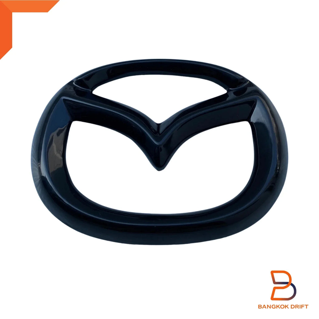Glossy Black Front Grille Trim Emblem for Mazda BT-50 (2020-2024)