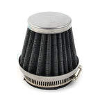 50mm Chrome Air Filter for Honda Yamaha Suzuki Motorcycle ATV Dirt Bike