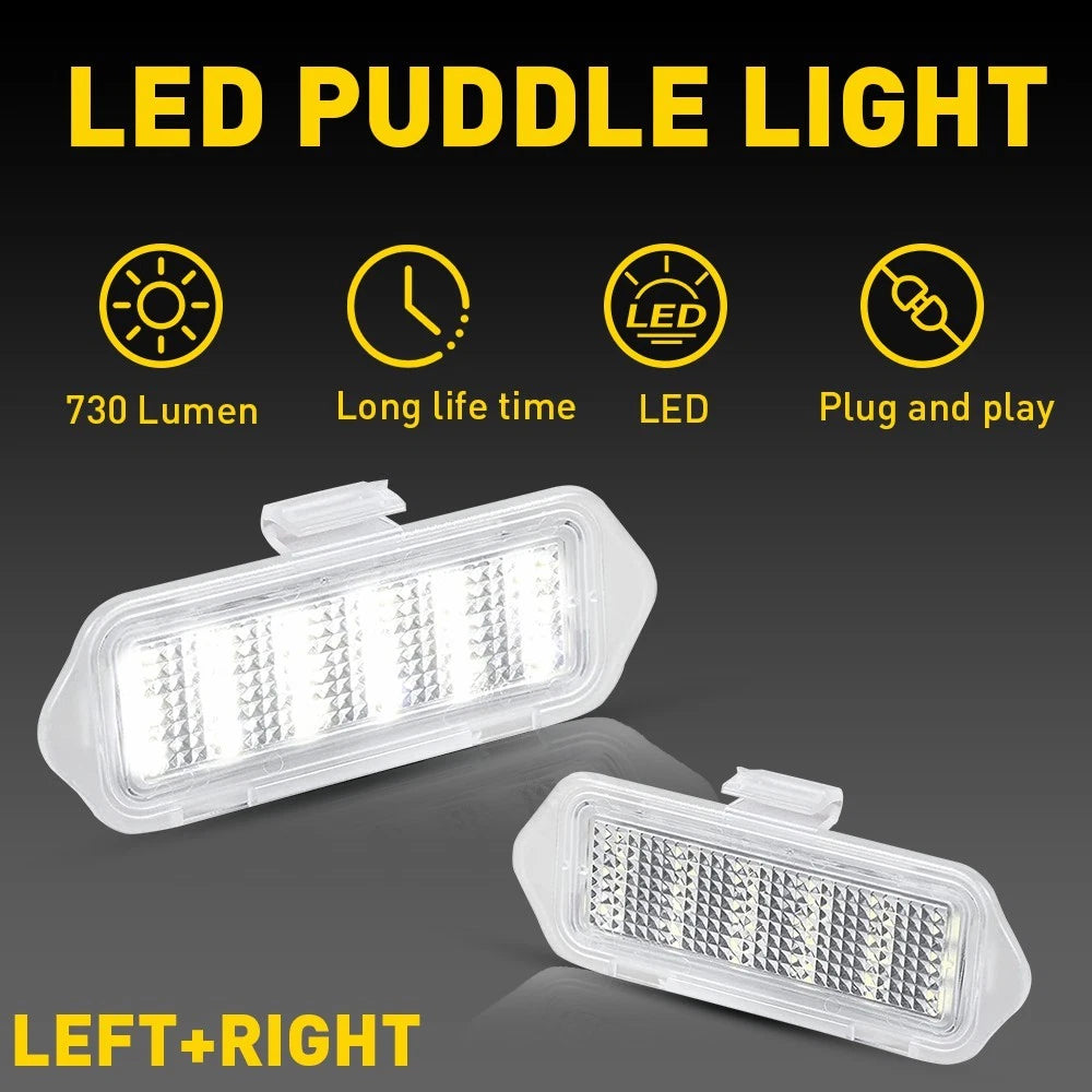 2X LED Side Mirror Puddle Lights for Chevrolet Silverado 1500 (2003-2006)