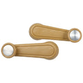 2 x Front/Rear Brown Window Crank Handles for Hilux LN65 YN65 YN67 (1983–1988)