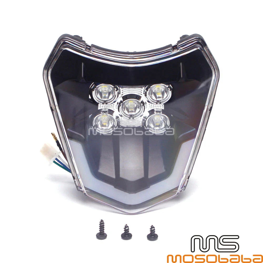 LED Strip Headlight for KTM EXC Six Days 500 450 300 690 Enduro R XC-W (2003-2023)