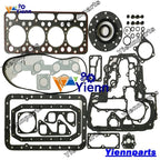 Overhaul Rebuild Kit V1702 for Kubota Engine Bobcat Loader Excavator
