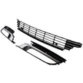 Set of 3 Chrome Bumper Grilles for VW CC (2013–2017)