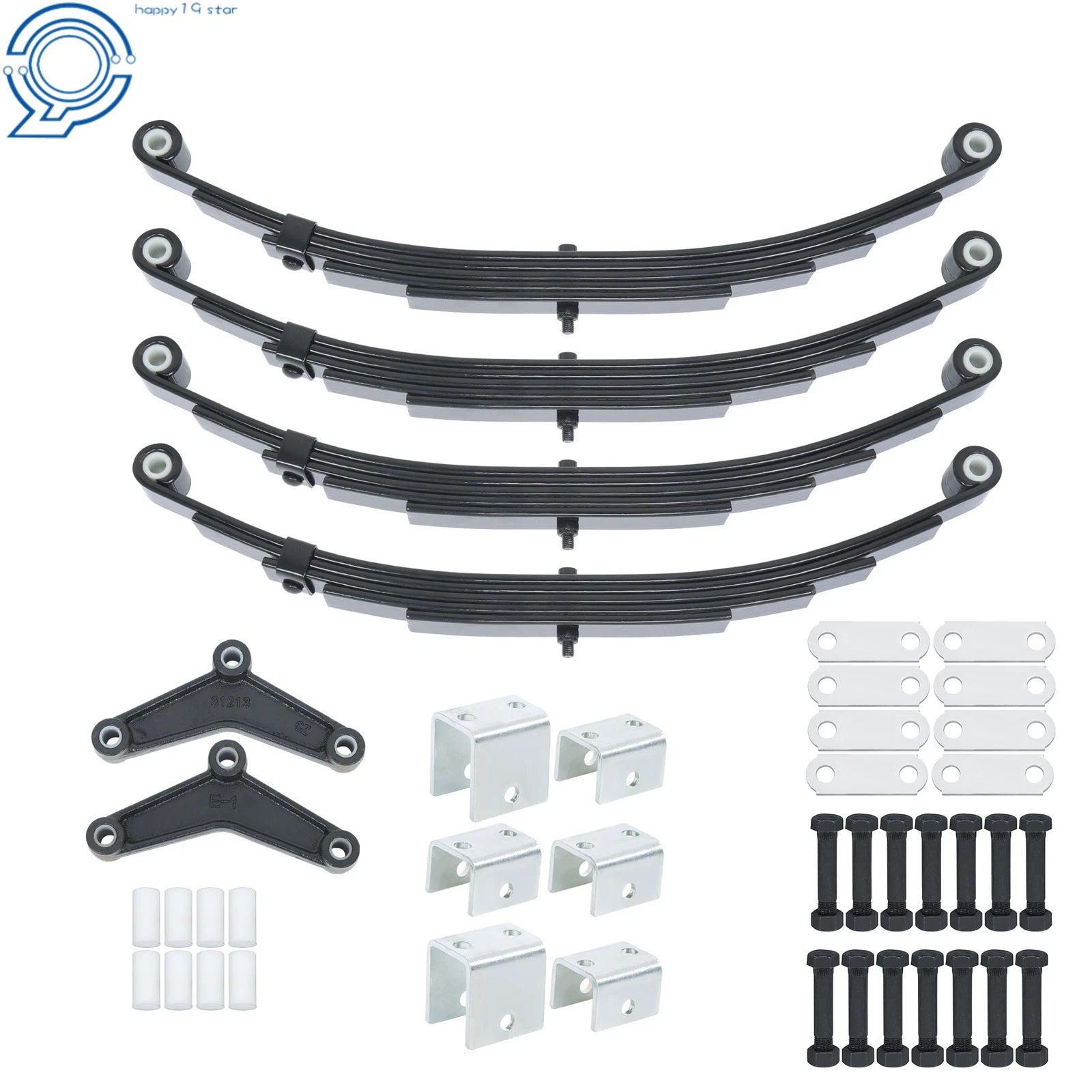 Set of 5 Equalizers for 3000lbs Tandem Trailer Axle Suspension