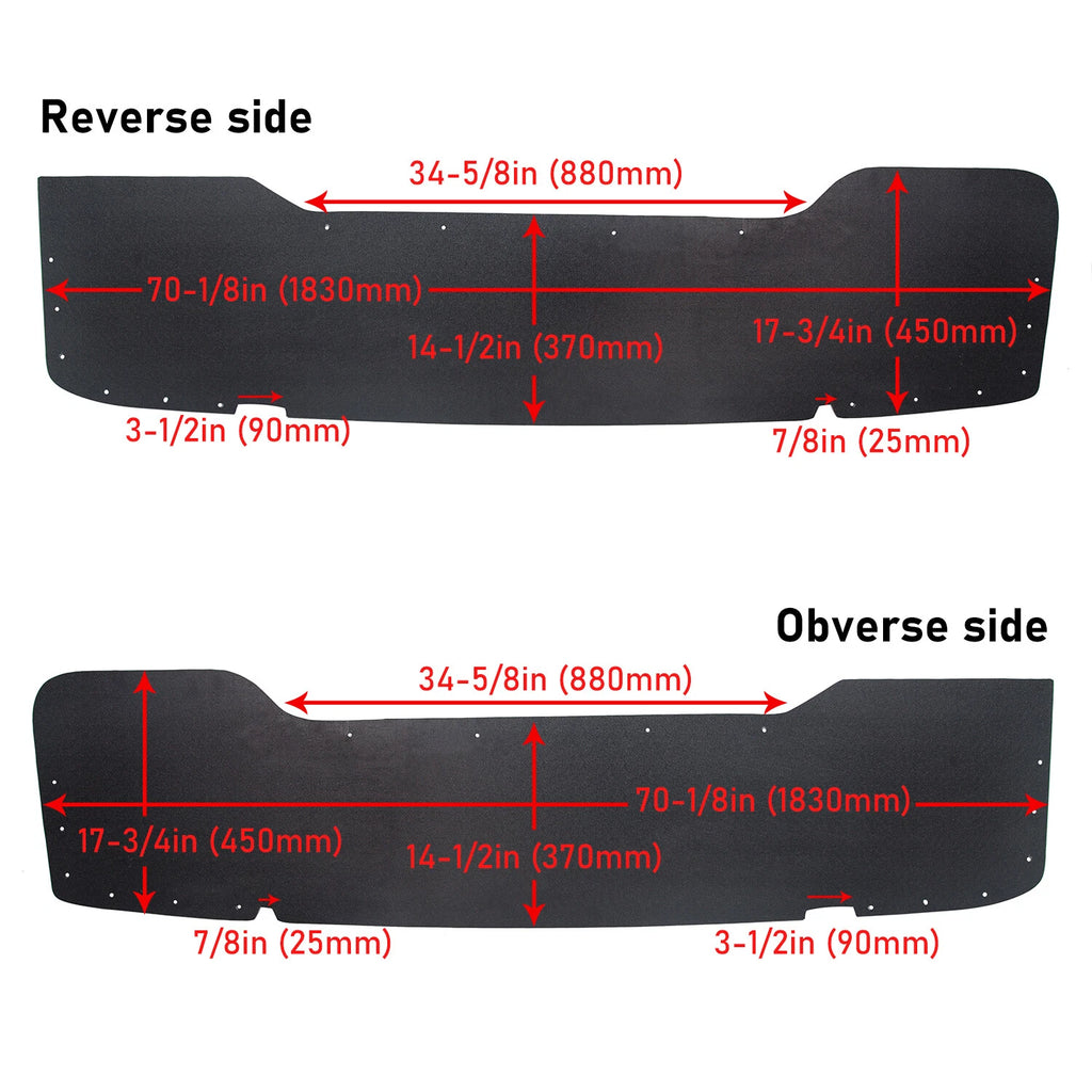 Dually Bed Inner Fender Flare Liner for Ford F350 F450 (1999–2010)