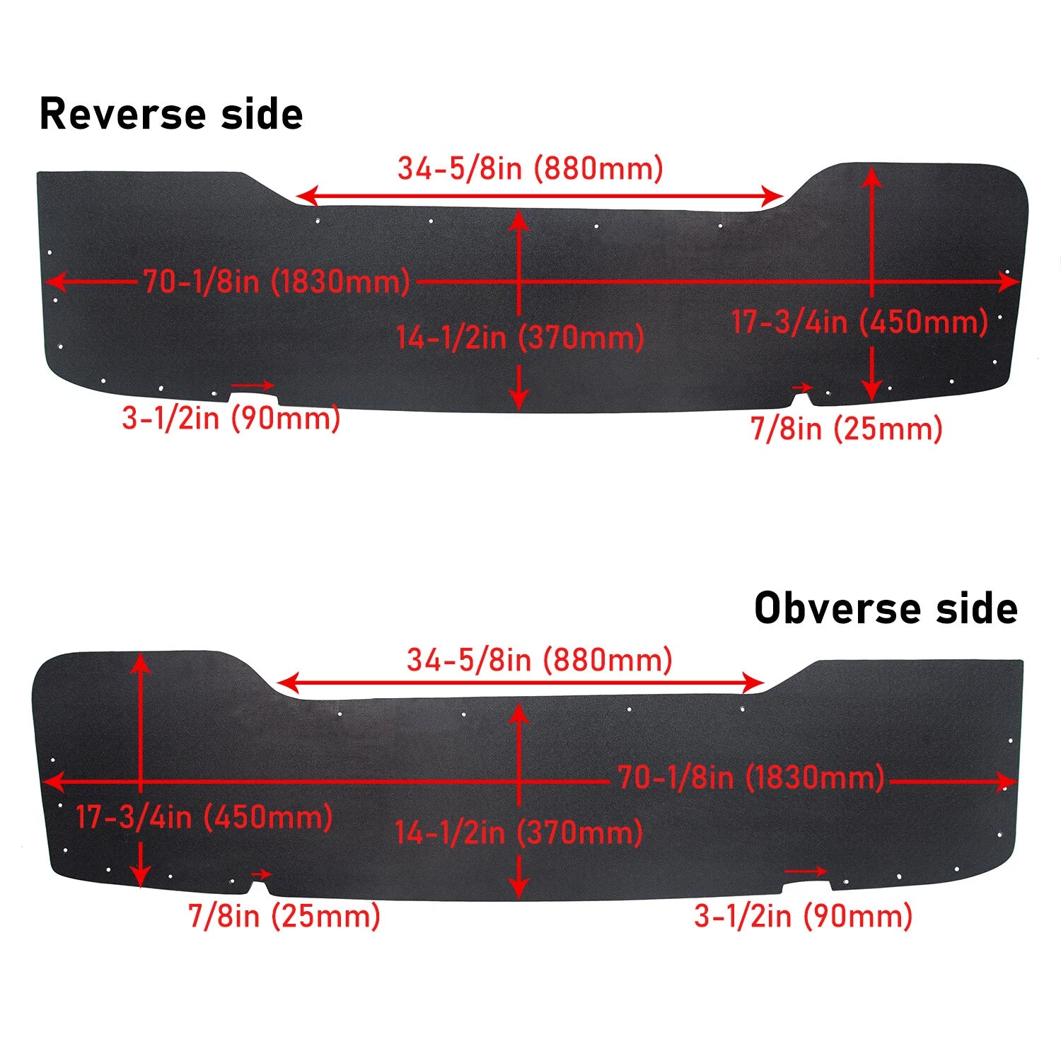 Dually Bed Inner Fender Flare Liner for Ford F350 F450 (1999–2010)