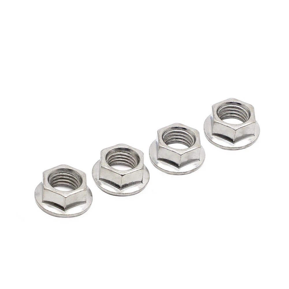 10mm M10x1.25 Exhaust Studs & Serrated Nuts for Toyota Honda Nissan