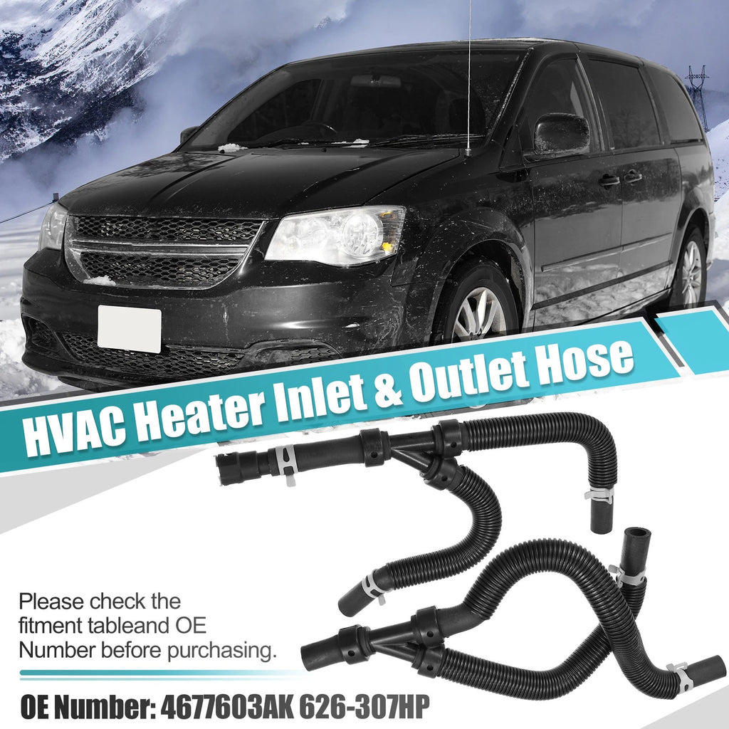 Car Heater Hose Assembly Set for Chrysler Town & Country (2008–2016) 4677603AK 626-307HP