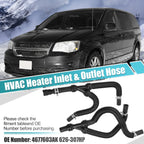 Car Heater Hose Assembly Set for Chrysler Town & Country (2008–2016) 4677603AK 626-307HP