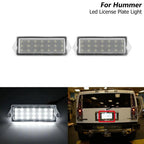 2X LED License Plate Lights for Hummer H2 (2003–2007) Cadillac Deville Seville