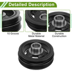 Engine Harmonic Balancer Crankshaft Pulley for Ford Explorer (2002–2010) No.7T4Z6312B