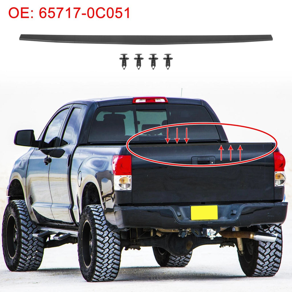 Tailgate Cap Protector Lip Spoiler Cover for Toyota Tundra (2007–2013) 65717-0C051