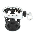 New Chrome Motorcycle Drink Cup Holder 7/8"-1" Clamp for Harley