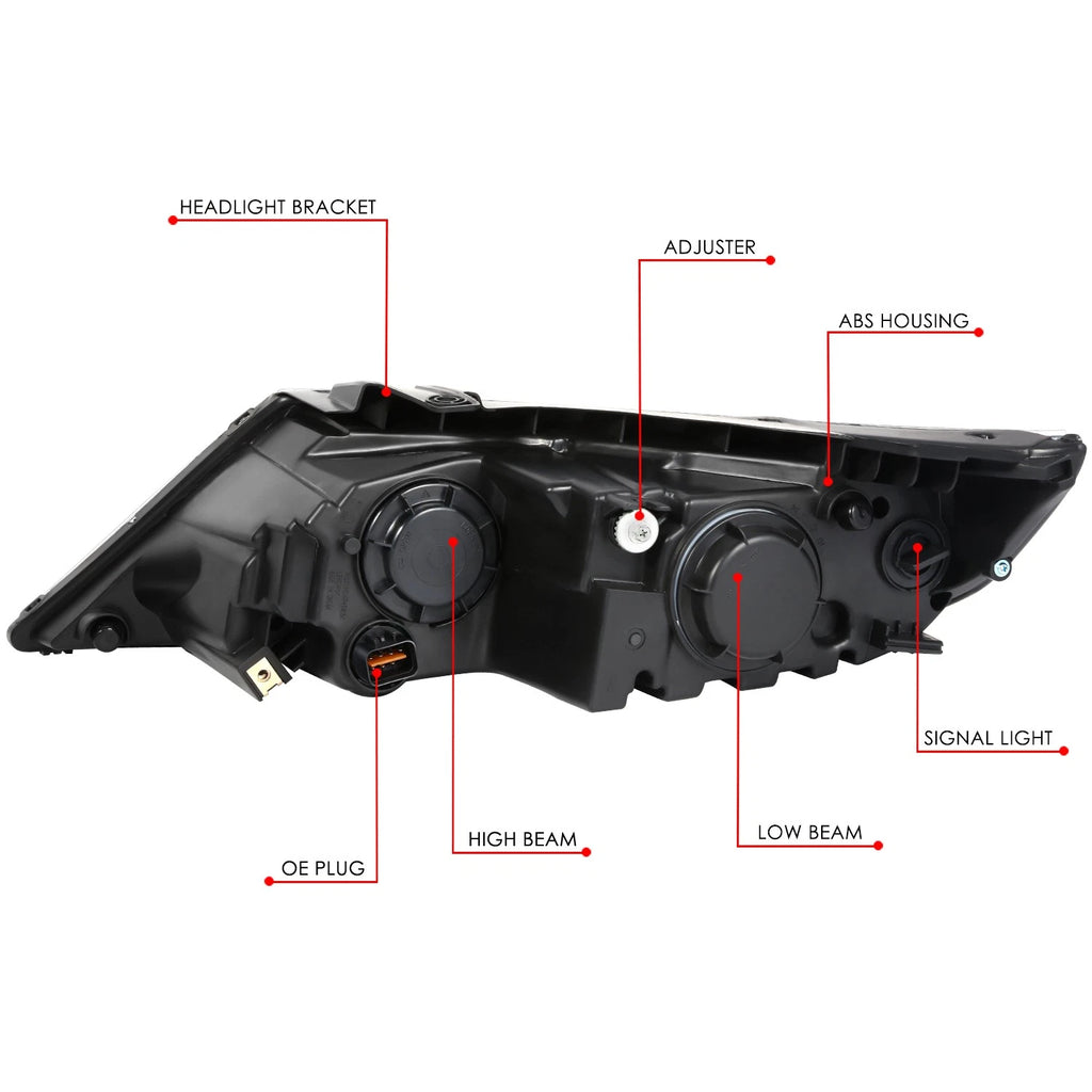 RH Projector Headlight Lamp Assembly for Kia Sorento (2011–2013)