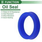 Set of 5 Oil Seal Rotary Shaft Seal 40x53x8mm for Various Models 