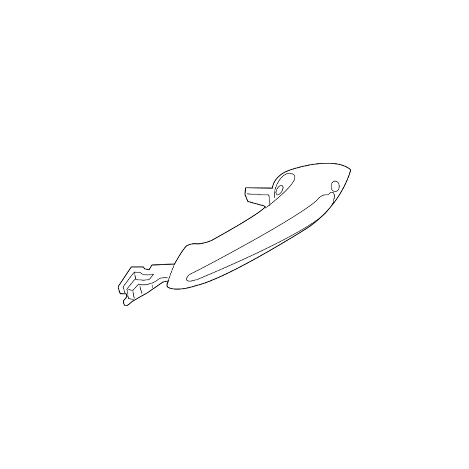 Genuine OEM Front Driver Left Door Handle for BMW 528i 535d (2011–2016)