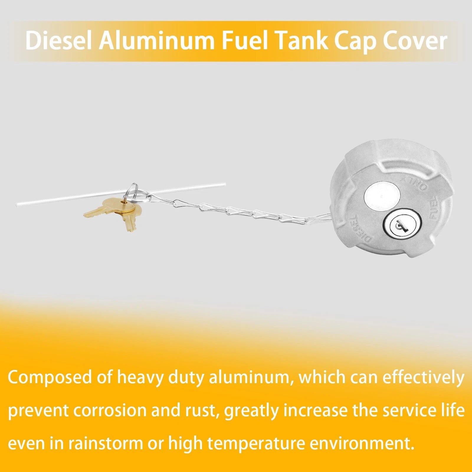 2 1/4" Locking Diesel Fuel Cap for International 4300 4400 (2003-2008)