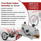 Front Brake Caliper w/Pads for Honda CRF250 CRF250R CRF250RX CRF250X (2004–2020)