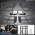 Set of 4 Iron Tube Doors & Side View Mirrors for Jeep Wrangler JK (07–18)