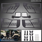 Set of 4 Iron Tube Doors & Side View Mirrors for Jeep Wrangler JK (07–18)