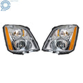 Headlights for Cadillac DTS (2008–2011) HID/Xenon Chrome Housing Right+Left