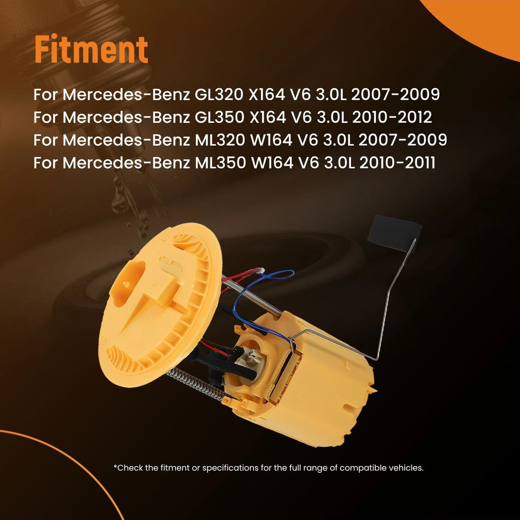 Fuel Pump w/ Sending Unit for Mercedes GL320 ML320 GL350 ML350 (2007–2012)