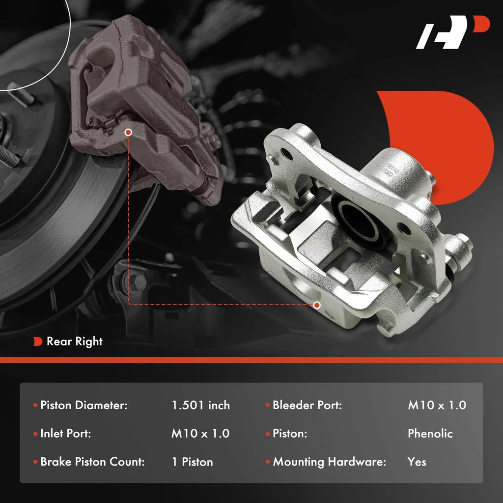 Rear Passenger Brake Caliper for Hyundai Sonata