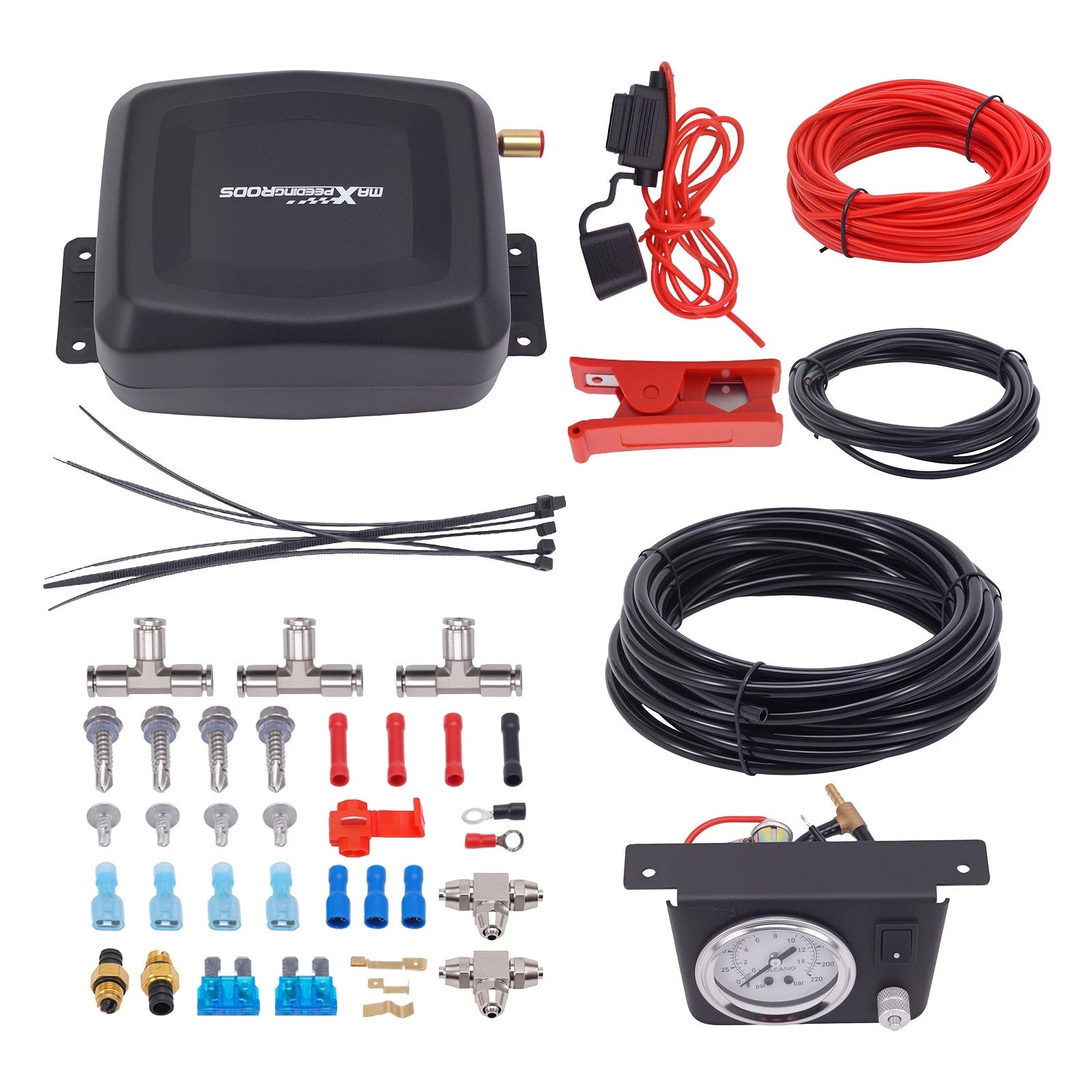 Air Compressor Suspension Springs Controller Kit for Vans Pickups (Universal)