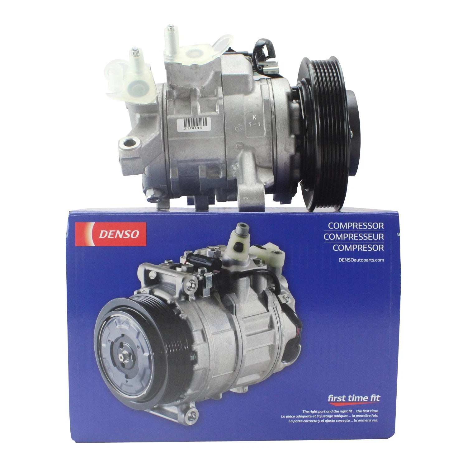 A/C Compressor and Clutch for Dodge Dakota Ram 1500 (1997–2004) Denso 471-0816