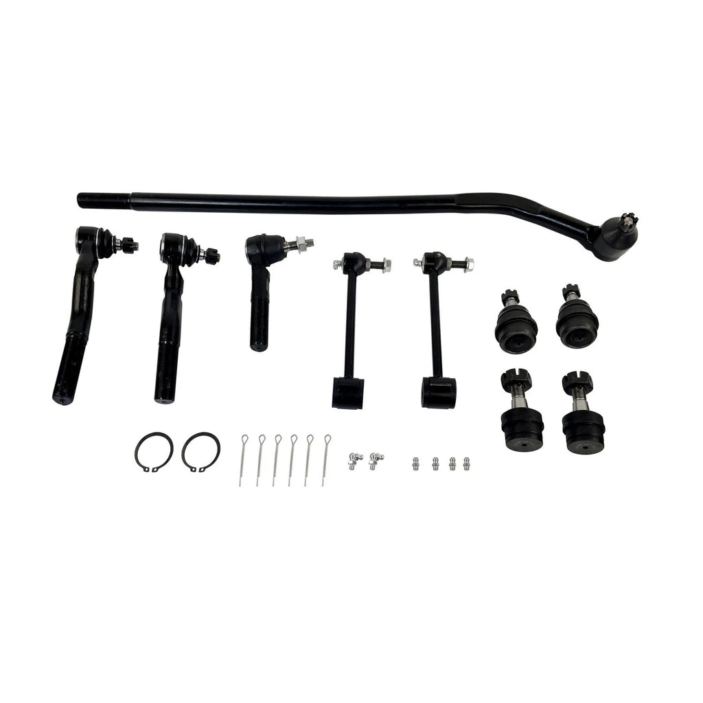 Set of 10 Ball Joints and Tie Rods for Jeep Wrangler (2007–2018)