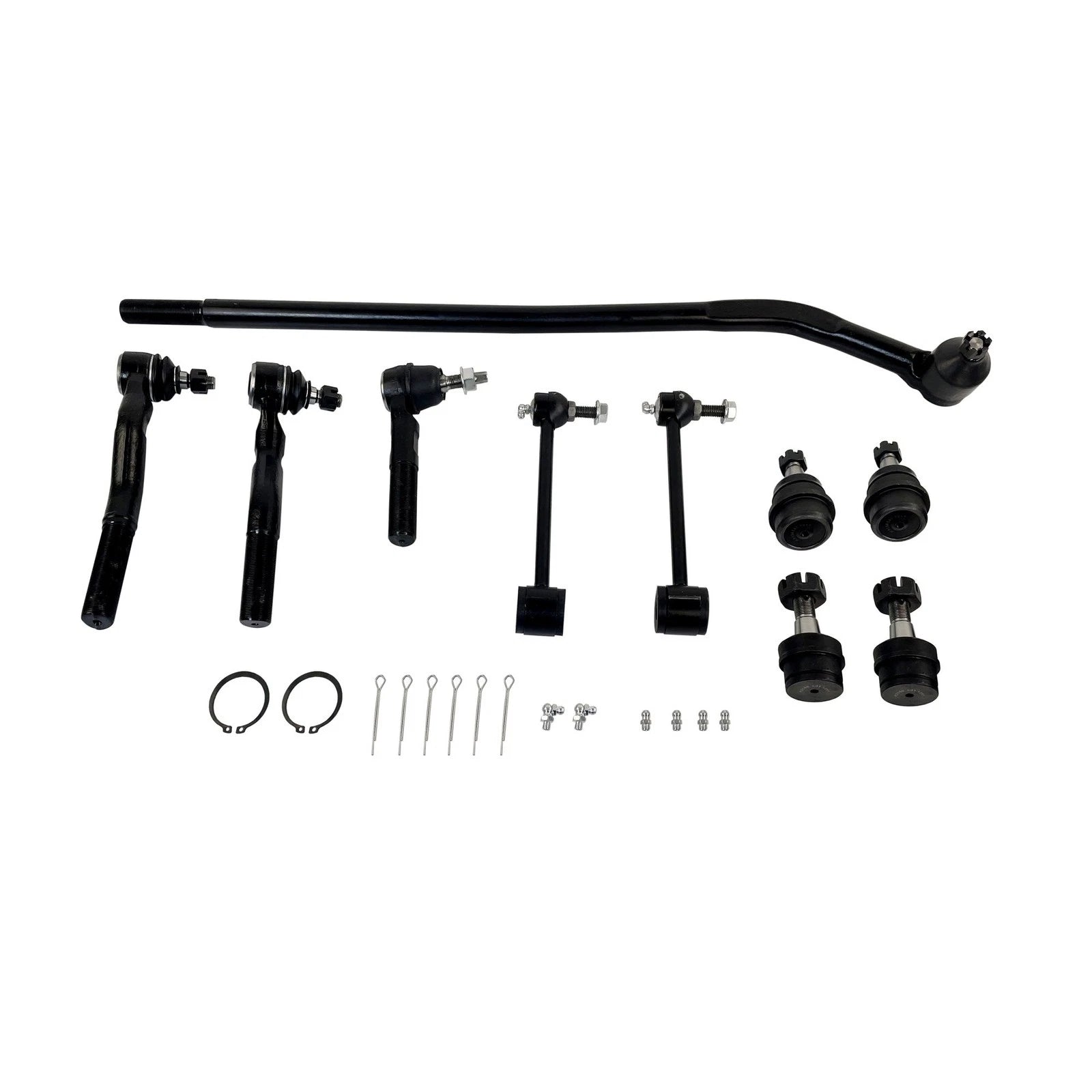 Set of 10 Ball Joints and Tie Rods for Jeep Wrangler (2007–2018)