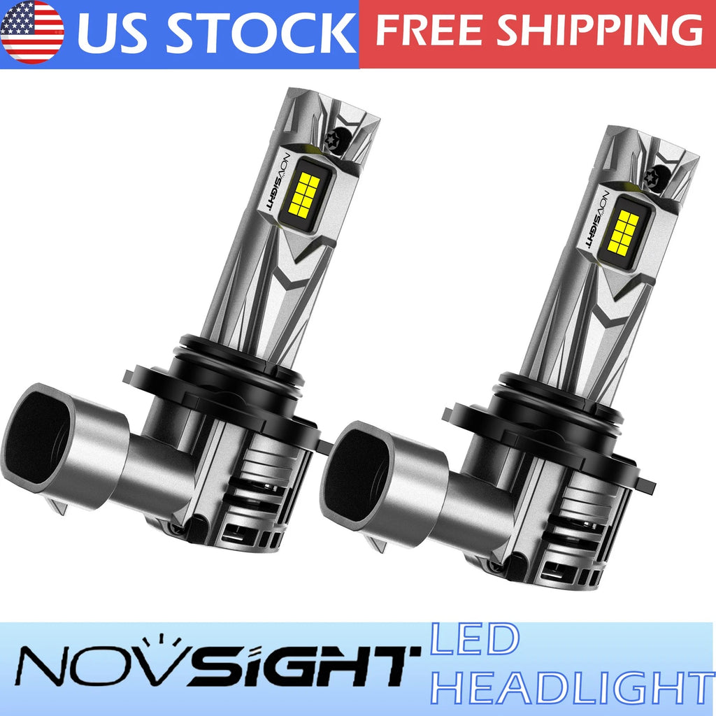 2X 9006 HB4 LED Headlight Bulbs for
