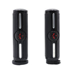 1" 25mm Black Skull Hand Grips for Harley Davidson (Custom, Dyna, Softail, Touring)