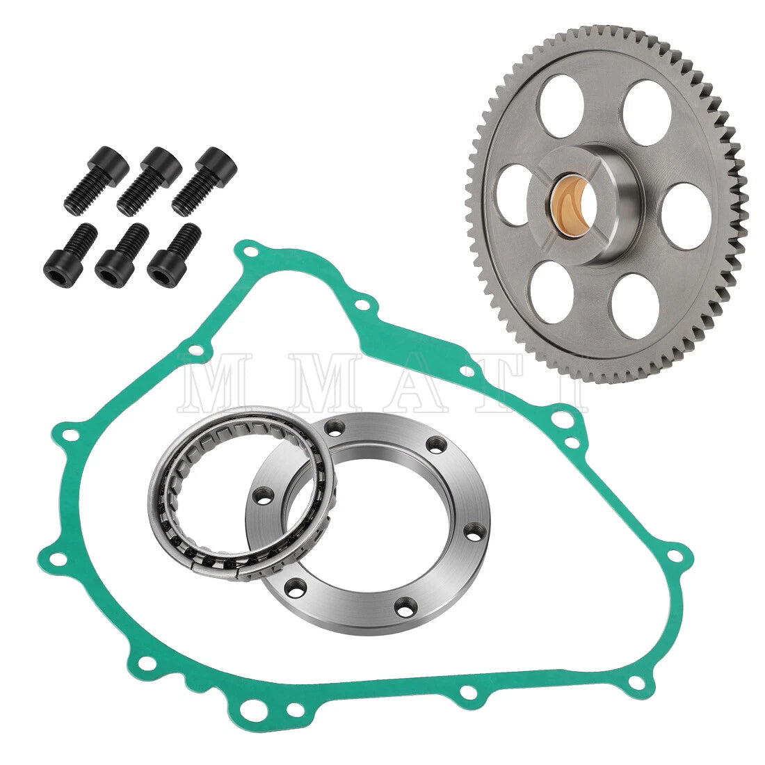 Starter Clutch Kit w/Gear Idler Gasket for Yamaha Rhino 450 YXR450F (2006–2009)