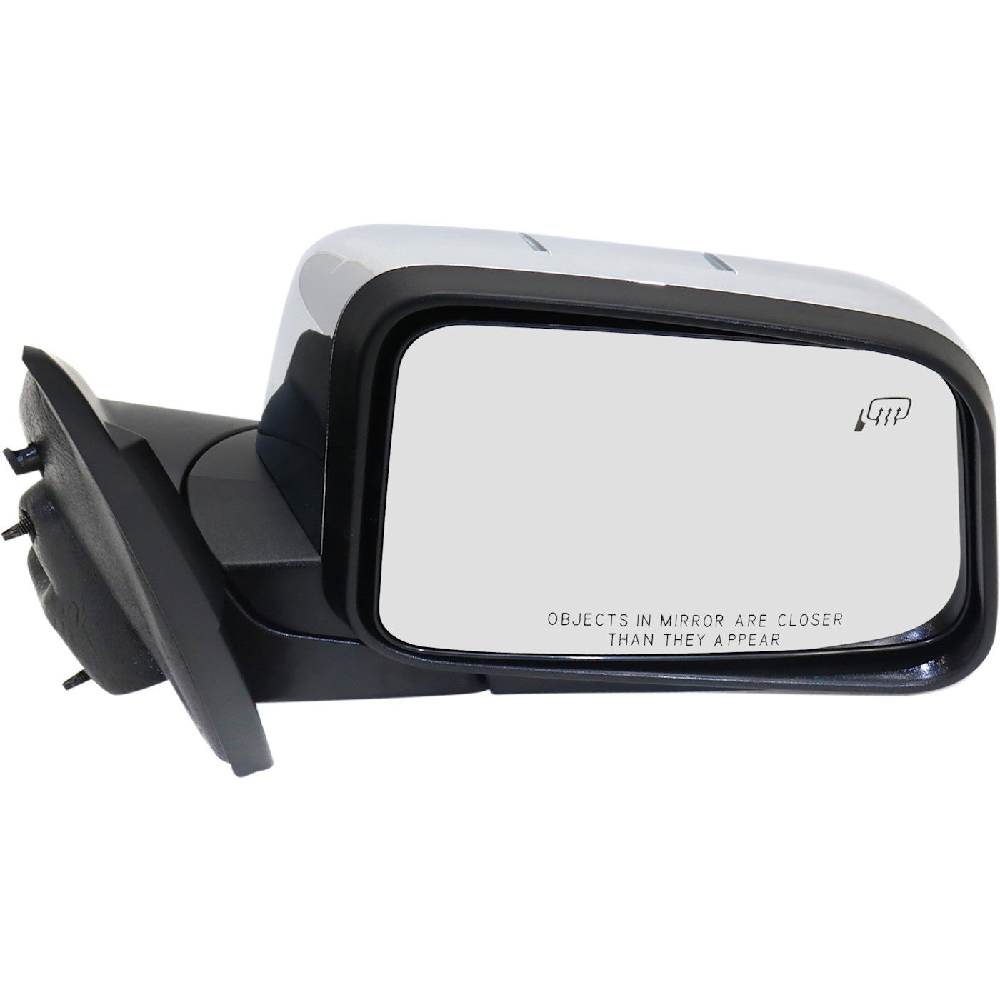Power Mirror for Lincoln MKX (2007) Right Manual Folding Chrome