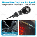 6 Speed Manual Gear Shift Knob for Holden Captiva 5 (2011–2015)