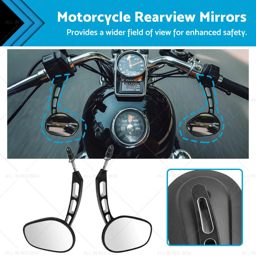 Rearview Mirrors for Harley Davidson Electra Glide, Dyna