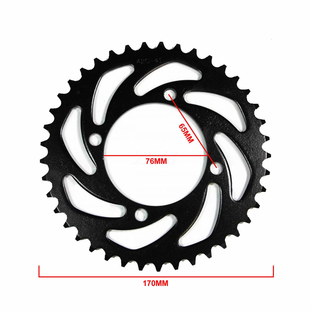 41T 428 Rear Sprocket for Pit Pro 125cc 140cc ATV