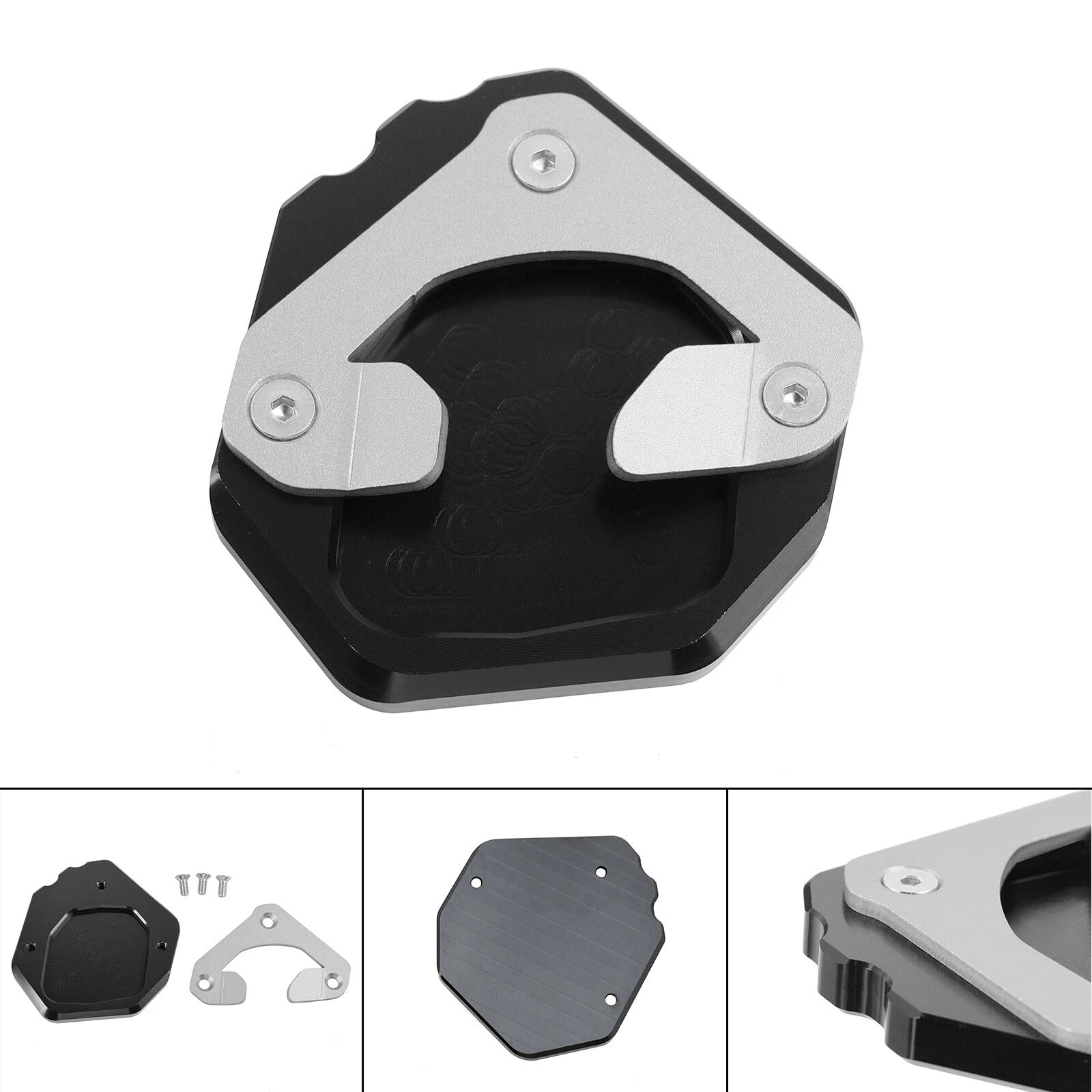 Kickstand Enlarger Plate Pad for Yamaha Tenere 700 (2019–2023)