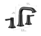 Kohler Terzet Widespread Bathroom Sink Faucet K-REC34946-4D-BL (2019–2023)