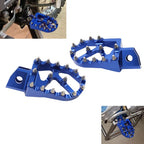 Footpegs Footrest Pedals for Yamaha YZ80 YZ125 YZ500 TTR90 TTR125 XT250 WR200 (1980–2023)