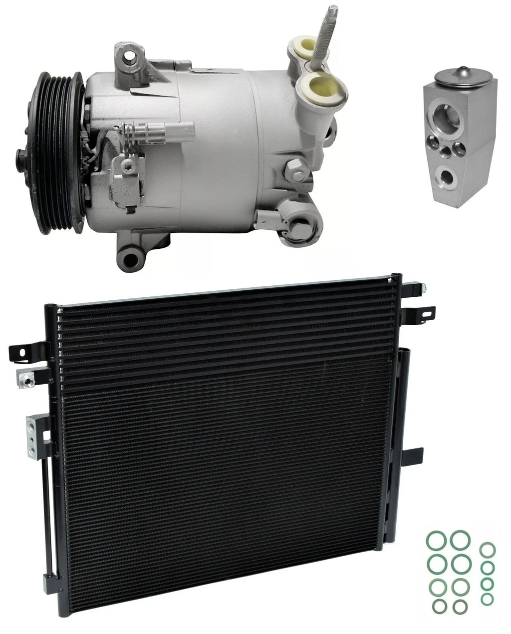 AC Compressor Kit With Condenser for GMC Canyon 3.6L V6 (2018–2018)