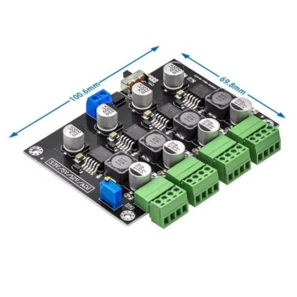 DC-DC Adjustable Voltage Regulator Power Supply 5V-40V 3A for