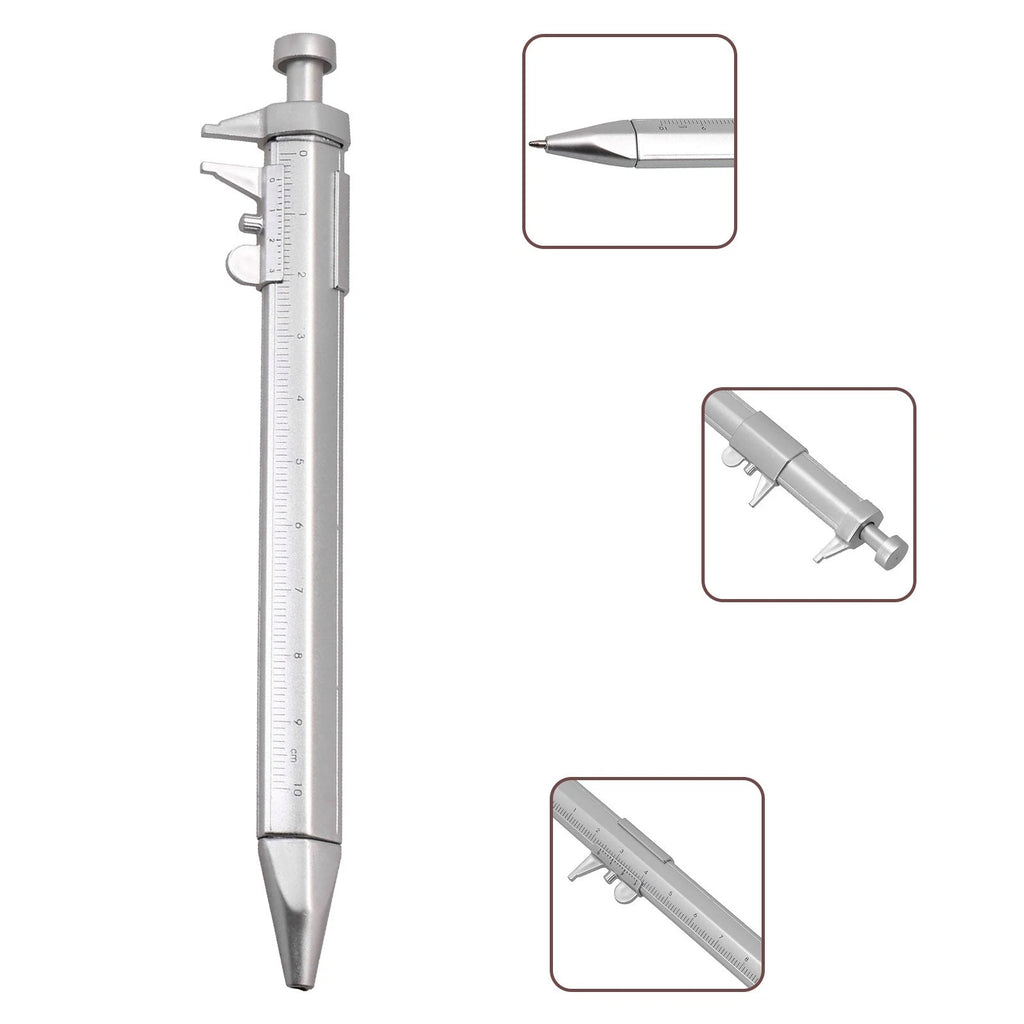Vernier Caliper Gel Ink Pen for Precision Measurement