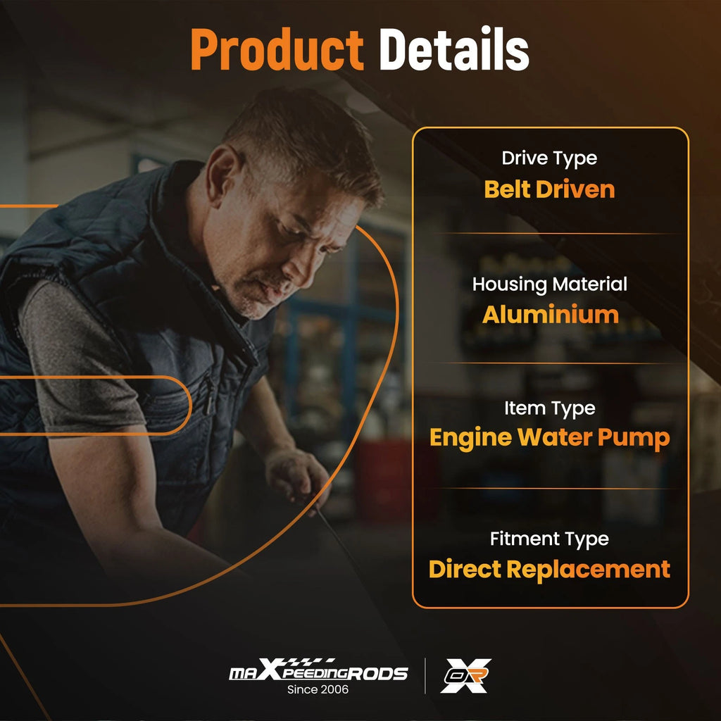 Water Pump for Ford F-150 V6 3.5L (2015-2017) Aluminum