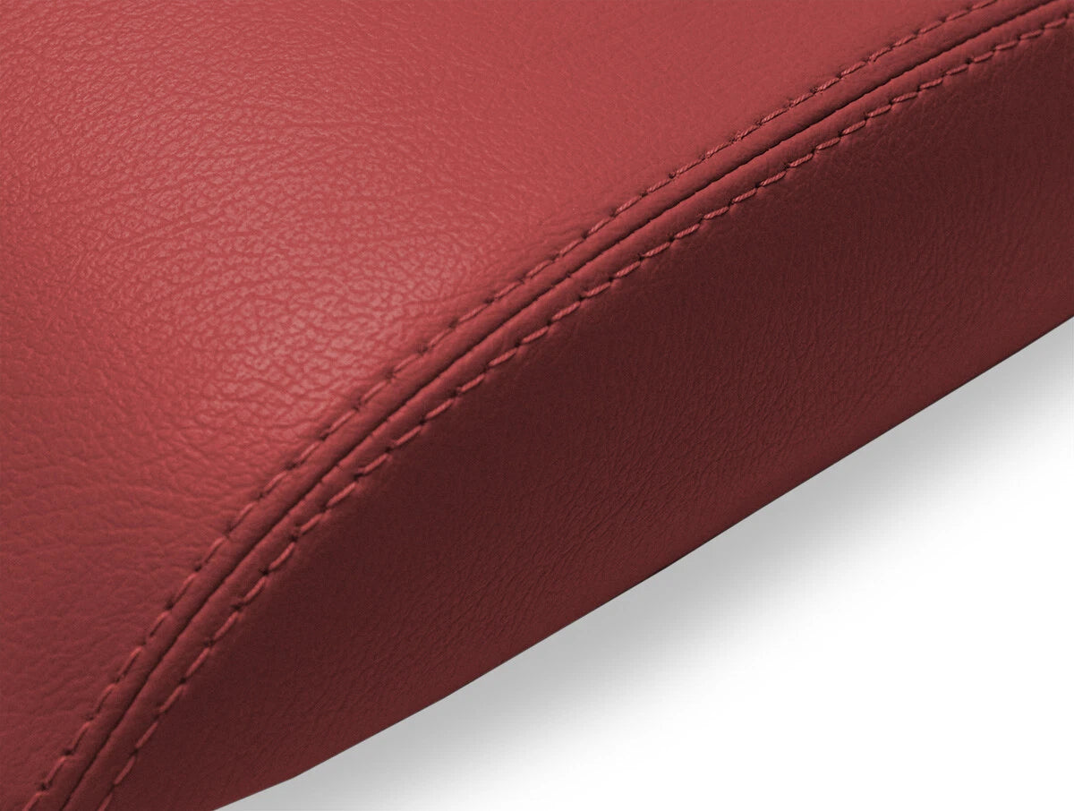 Leather Console Lid Armrest Cover for Pontiac GTO (2004–2006) Red
