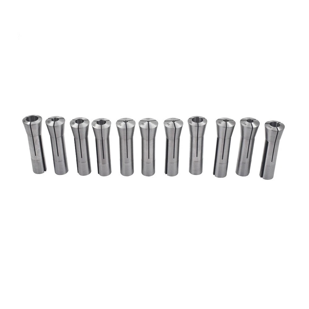 Spring Collet Set for R8 (1/8" to 3/4", 11 Pieces)