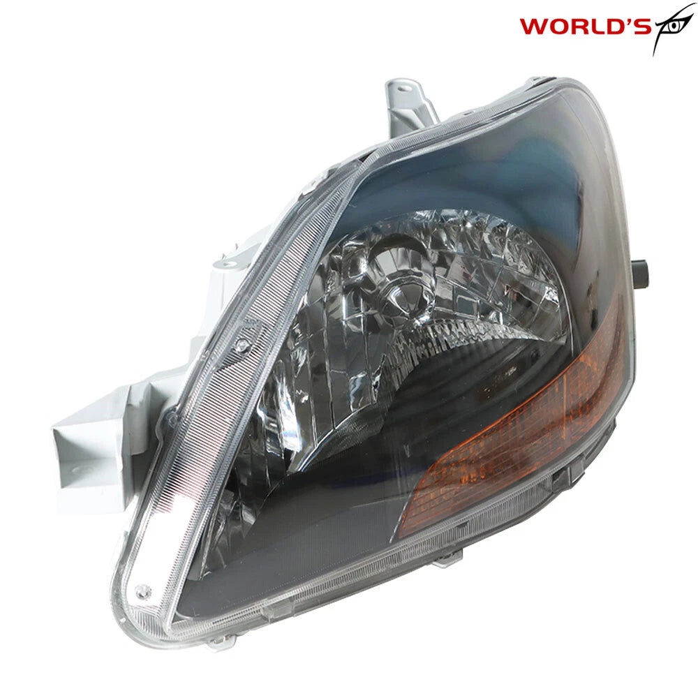 Headlight Pair for Toyota Yaris (2007–2012) Black Housing Halogen
