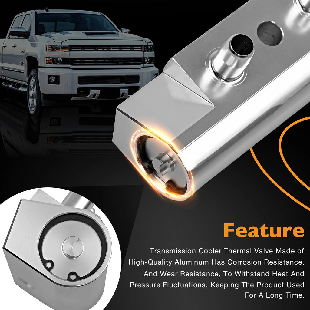 Trans Cooler Bypass Thermal Valve for Chevy Silverado GMC Sierra (2014-2020)